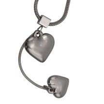 Fashion Chain Heart Stainless Steel Electroplating Necklaces