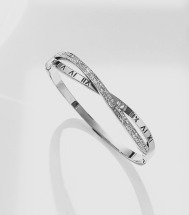 Roman Numeral Bracelets Silver Plated Stainless Steel