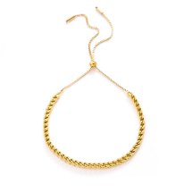 Keel Chain  Bracelets 18K Gold Plated Stainless Steel