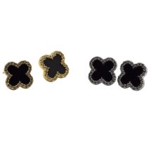 Clover Elegant Earrings Gold/Silver