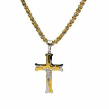 Big Cross Necklace - Stainless Steel